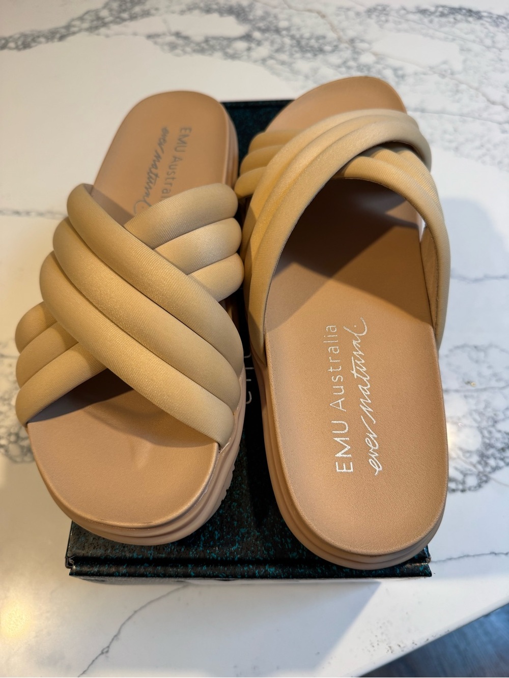 EMU Australia Women's Tan Slide Sandals
